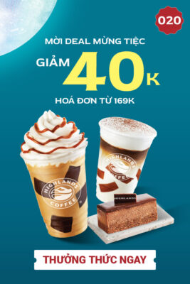 Voucher Highlands Coffee Giam 40K