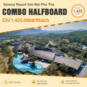 Combo 02 bữa ăn Serena Resort Kim Bôi Phú Thọ