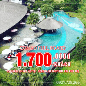 Combo 03 bữa ăn Serena Resort Kim Bôi Phú Thọ